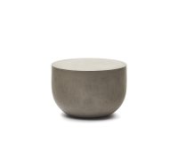Mesa de centro redonda Garbet de cemento Ø 60 cm