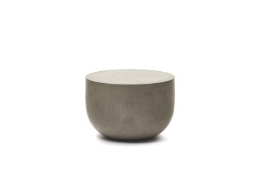 Mesa de centro redonda Garbet de cemento Ø 60 cm