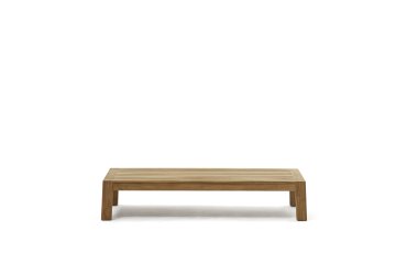 Mesa de centro Forcanera de madera maciza de teca 150 x 71 cm