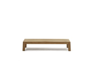 Table basse Forcanera en bois de teck massif 150 x 71 cm