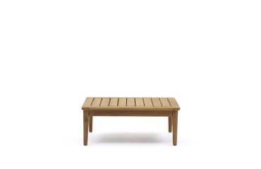 Mesa de centro Portitxol de madera maciza de teca 80 x 80 cm