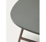 Mesa auxiliar Bramant de acero con acabado malva 60 x 60 cm