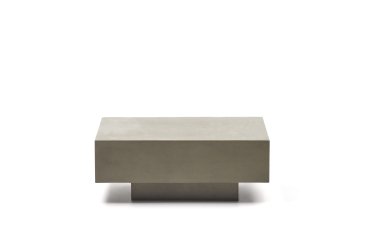 Mesa de centro Rustella de cemento 80 x 60 cm