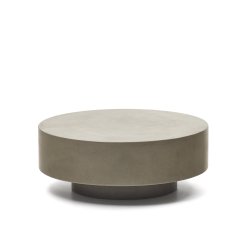 Mesa de centro redonda Garbet de cemento Ø 80 cm