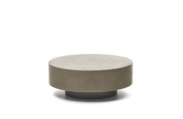 Mesa de centro redonda Garbet de cemento Ø 80 cm