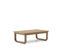 Mesa de centro exterior Sacaleta de madera maciza de eucalipto 100 x 60 cm FSC 100%