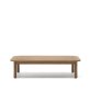 Mesa de centro exterior Sacova de madera maciza de eucalipto 140 x 89 cm FSC 100%