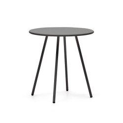 Table d'extérieur ronde  Montjoi - structure acier Ø 70 cm