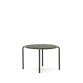 Joncols outdoor aluminium side table with powder coated green finish, Ø 60 cm