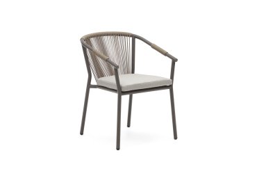 Chaise d'extérieur Xelida - corde et aluminium