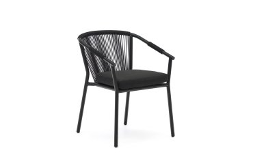 Chaise d'extérieur Xelida - corde et aluminium