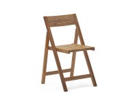 Silla plegable de exterior Sadirar de madera maciza de acacia