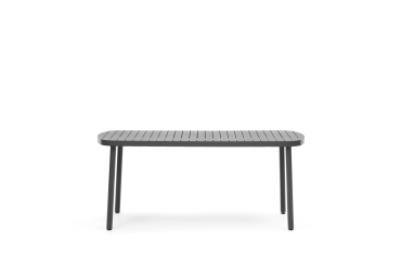 Table basse d'extérieur Joncols - structure aluminium