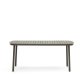 Mesa de exterior Joncols de aluminio con acabado pintado verde 180 x 90 cm