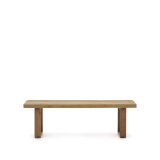 Canadell 100% outdoor solid recycled teak bench, 170 cm