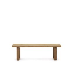 Banco 100% exterior Canadell de madera maciza de teca reciclada 170 cm
