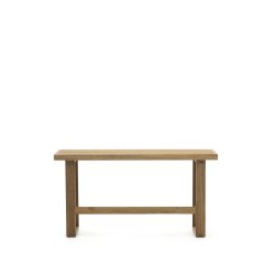 Banc Canadell - bois de teck massif recyclé - L 130 x P 35 X H 71 cm