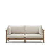Sofá Sacova 2 plazas de madera maciza de eucalipto 195 cm FSC 100%