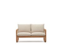 Sofá Sacaleta 2 plazas de madera maciza de eucalipto 142 cm FSC 100%