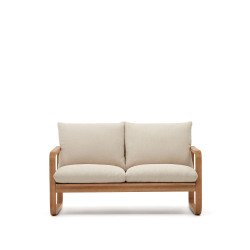 Sacaleta 2 seater sofa, made from solid eucalyptus wood 142 cm