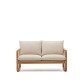 Sacaleta 2 seater sofa, made from solid eucalyptus wood 142 cm