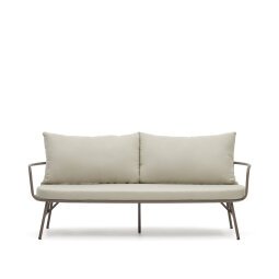 Bramant 2 seater steel sofa with mauve finish, 175.5 cm