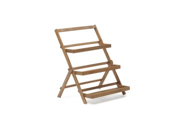 Victora outdoor shelving unit made from solid acacia wood, 70 x 85 cm