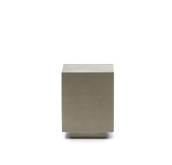 Mesa auxiliar Rustella de cemento 35 x 35 cm
