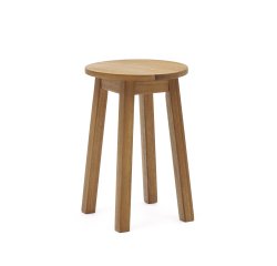 Reposapiés de exterior Amel de madera maciza de acacia
