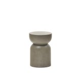 Garbet round cement side table, Ø 32 cm