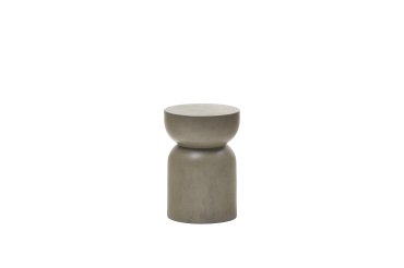 Garbet round cement side table, Ø 32 cm