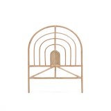 Sundberg headboard made from rattan with a natural finish, for 90 cm beds