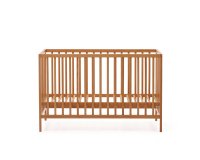 Cuna Shantal de madera maciza de haya acabado natural 60 x 120 cm