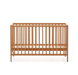 Cuna Shantal de madera maciza de haya acabado natural 60 x 120 cm