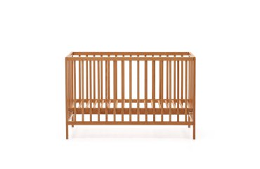 Cuna Shantal de madera maciza de haya acabado natural 60 x 120 cm