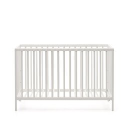 Shantal solid ash wood cot in white finish, 60 x 120 cm