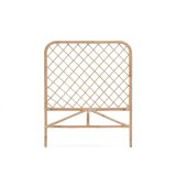 Tête de lit Citlalli en rotin finition naturelle pour lit de 90 cm