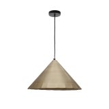 Parlava brass ceiling lamp, Ø 46 cm