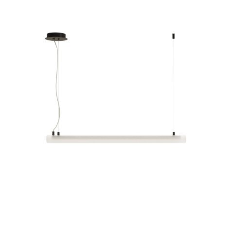 Vauxall ceiling lamp in metal and frosted glass