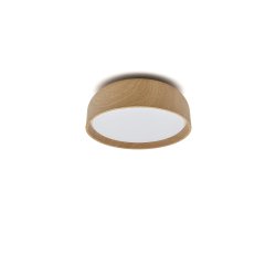 Xaviera ceiling lamp with oak wood effect finish