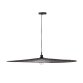 Makai metal ceiling lamp with black finish Ø 100 cm