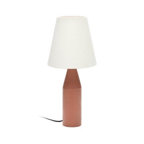 DE_Lampe de table Boada en métal peint terracotta