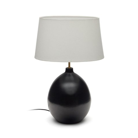 Foixa metal table lamp in black finish