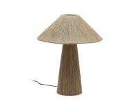 Lámpara de mesa Renee de yute natural