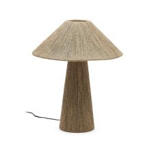 Lampe de table Renee en jute naturelle