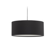 Abat-jour pour suspension Santana noir avec diffuseur blanc Ø 50 cm