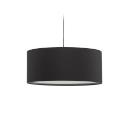 DE_Abat-jour pour suspension Santana noir avec diffuseur blanc Ø 50 cm