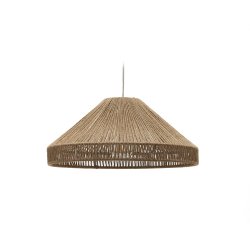 Abat-jour pour suspension Pontos jute finition naturelle Ø 45 cm