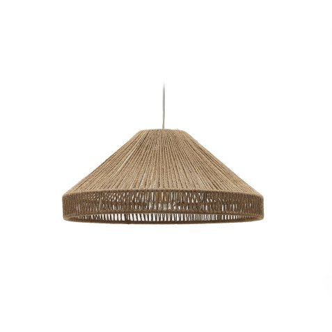 Pontos ceiling lamp shade in jute with a natural finish, Ø 45 cm