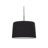 Pantalla para lámpara de techo Guash negro Ø 40 cm